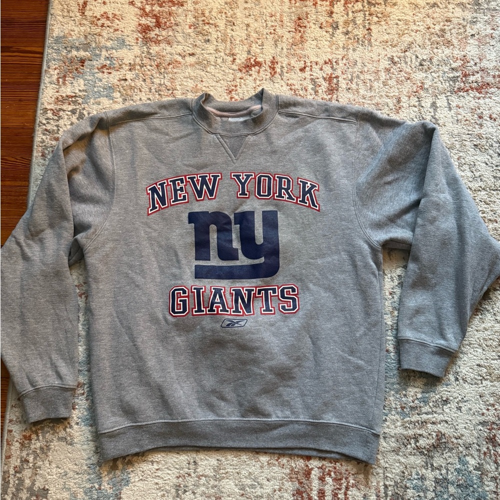 Vintage Reebok Gray New York Giants Sweatshirt
